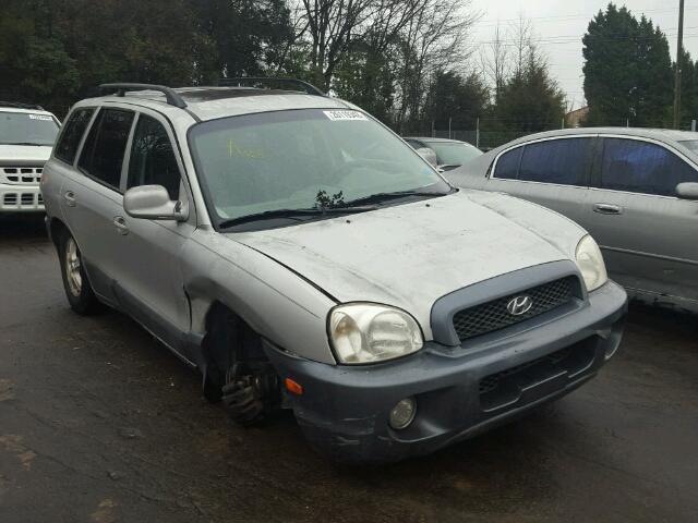 KM8SC13D62U309516 - 2002 HYUNDAI SANTA FE G SILVER photo 1