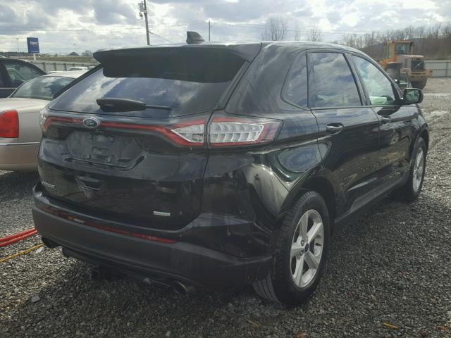 2FMPK3G95GBB55808 - 2016 FORD EDGE SE BLACK photo 4