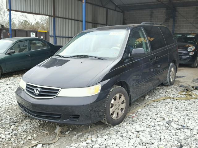 5FNRL18973B157909 - 2003 HONDA ODYSSEY EX BLACK photo 2