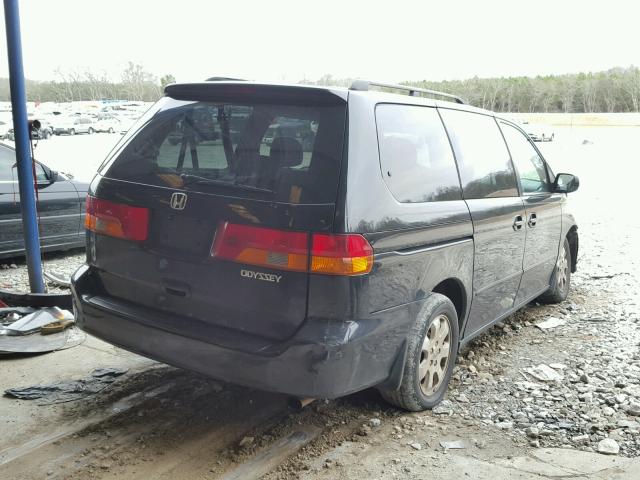 5FNRL18973B157909 - 2003 HONDA ODYSSEY EX BLACK photo 4