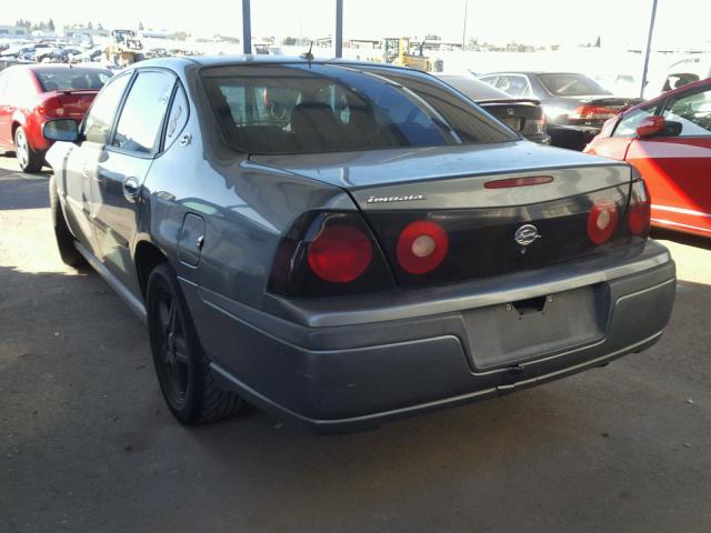 2G1WF52E759204492 - 2005 CHEVROLET IMPALA GRAY photo 3