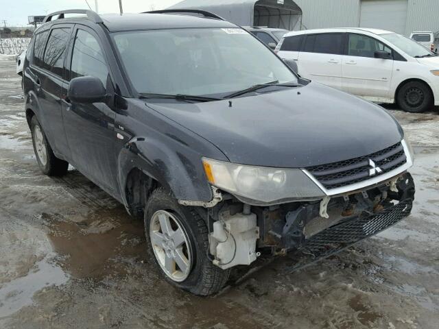 JA4MT31X78Z605558 - 2008 MITSUBISHI OUTLANDER BLACK photo 1