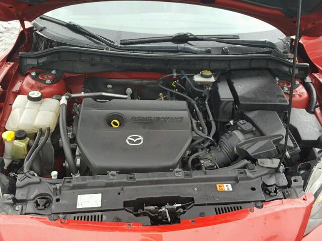 JM1BL1M59B1461206 - 2011 MAZDA 3 S RED photo 7