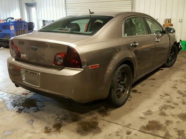 1G1ZC5EB4AF273634 - 2010 CHEVROLET MALIBU 1LT 棕色 照片 4