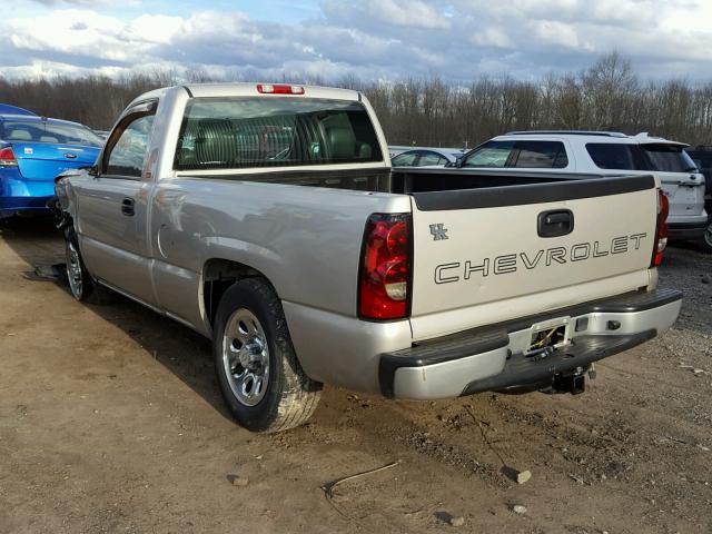 1GCEC14X35Z150780 - 2005 CHEVROLET SILVERADO SILVER photo 3