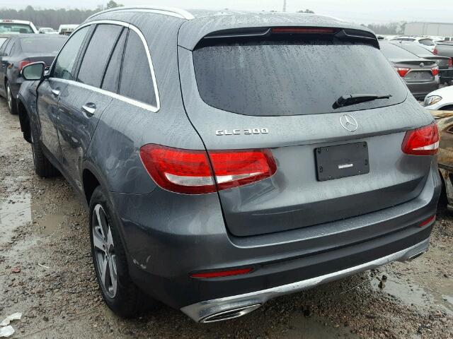 WDC0G4JB1JV019626 - 2018 MERCEDES-BENZ GLC 300 GRAY photo 3