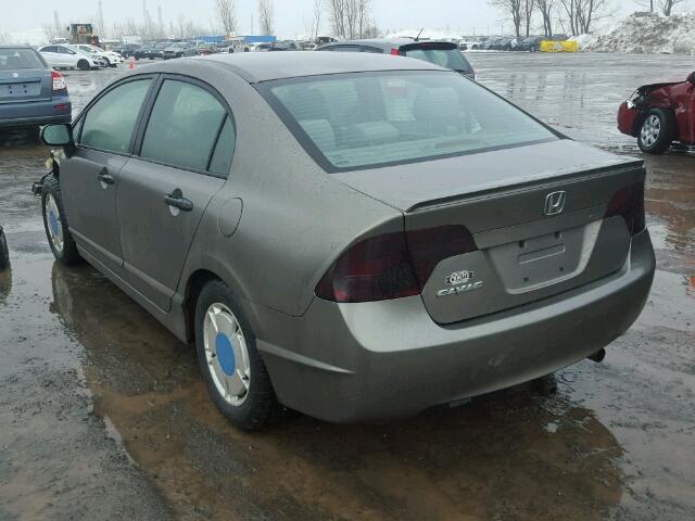 2HGFA15458H007771 - 2008 HONDA CIVIC DX-G GRAY photo 3