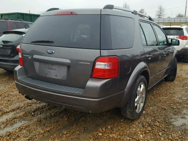 1FMDK06185GA59609 - 2005 FORD FREESTYLE GRAY photo 4