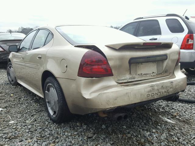 2G2WP522841233902 - 2004 PONTIAC GRAND PRIX GOLD photo 3