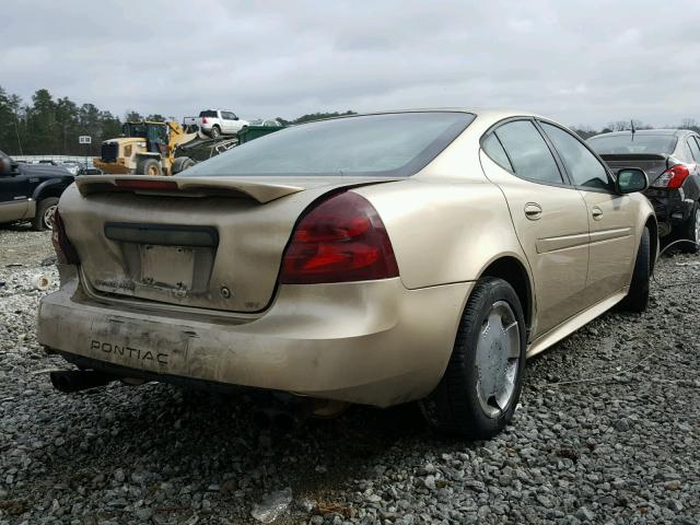 2G2WP522841233902 - 2004 PONTIAC GRAND PRIX GOLD photo 4
