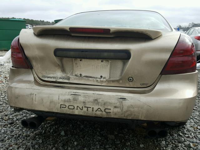 2G2WP522841233902 - 2004 PONTIAC GRAND PRIX GOLD photo 9