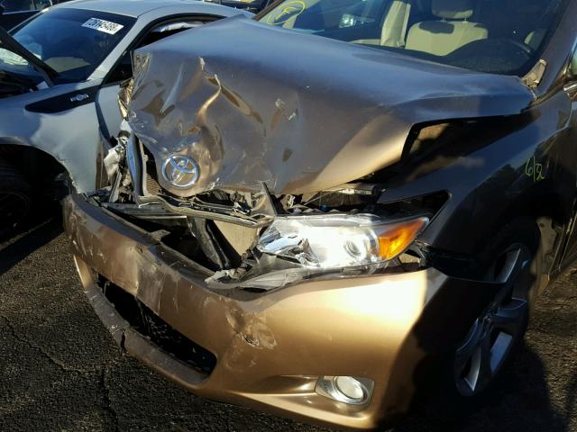 4T3ZK11AX9U001261 - 2009 TOYOTA VENZA BASE GOLD photo 9