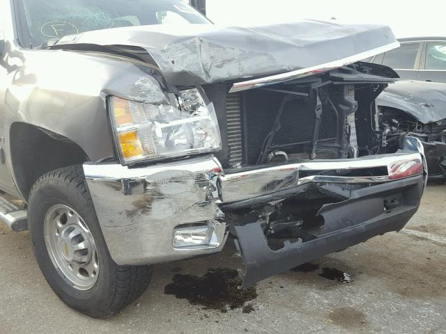 1GCHK23658F204973 - 2008 CHEVROLET SILVERADO GRAY photo 9