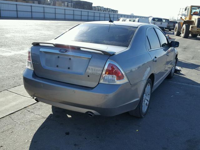 3FAHP081X9R162426 - 2009 FORD FUSION SEL GRAY photo 4