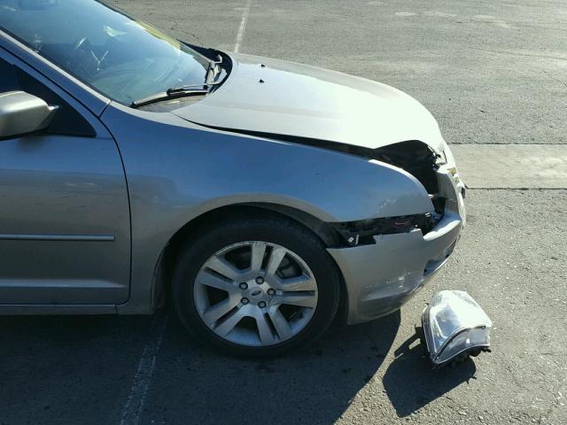 3FAHP081X9R162426 - 2009 FORD FUSION SEL GRAY photo 9