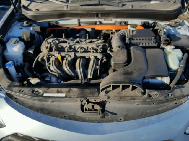 KMHEC4A48CA036969 - 2012 HYUNDAI SONATA HYB BLUE photo 7