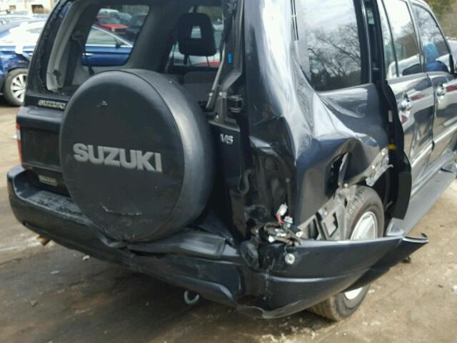 JS3TY92V024103127 - 2002 SUZUKI XL7 PLUS BLACK photo 9