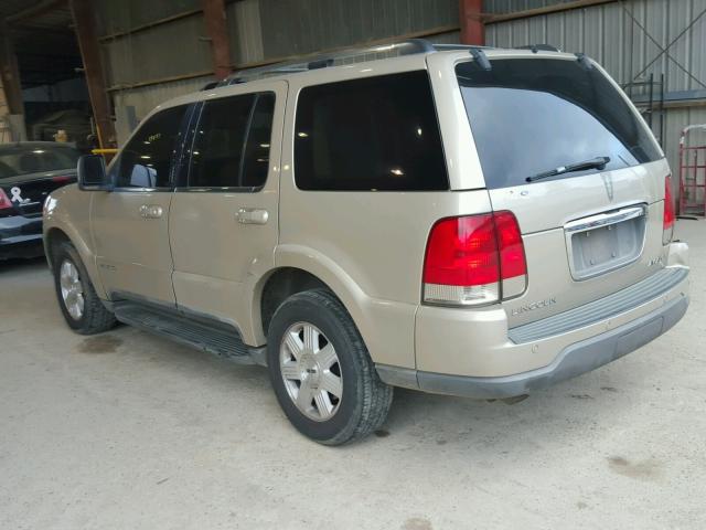 5LMEU88H75ZJ18948 - 2005 LINCOLN AVIATOR 金色 照片 3