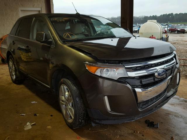 2FMDK3KC8BBA67141 - 2011 FORD EDGE LIMIT BROWN photo 1