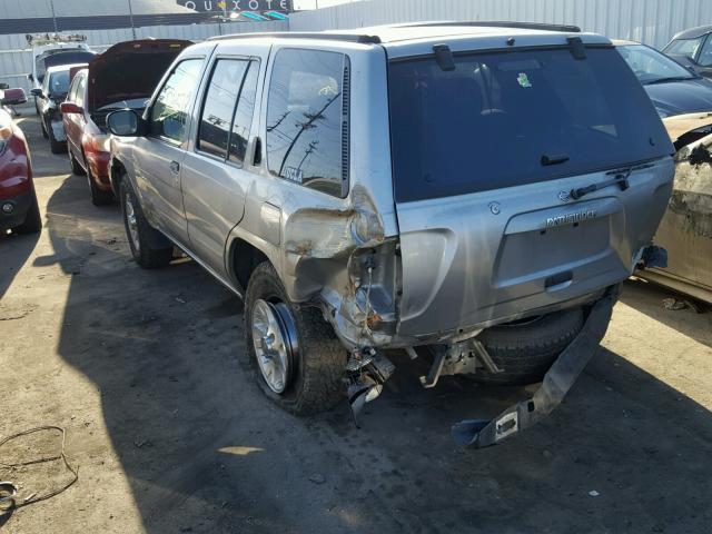 JN8AR07S1XW385355 - 1999 NISSAN PATHFINDER GRAY photo 3