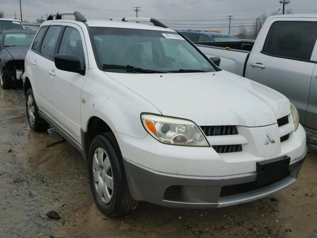 JA4LZ31F25U050299 - 2005 MITSUBISHI OUTLANDER WHITE photo 1