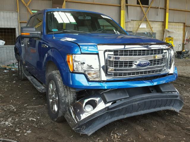 1FTFW1CF4EFC86390 - 2014 FORD F150 SUPER BLUE photo 1