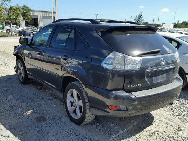 2T2GA31U26C045739 - 2006 LEXUS RX 330 BLACK photo 3