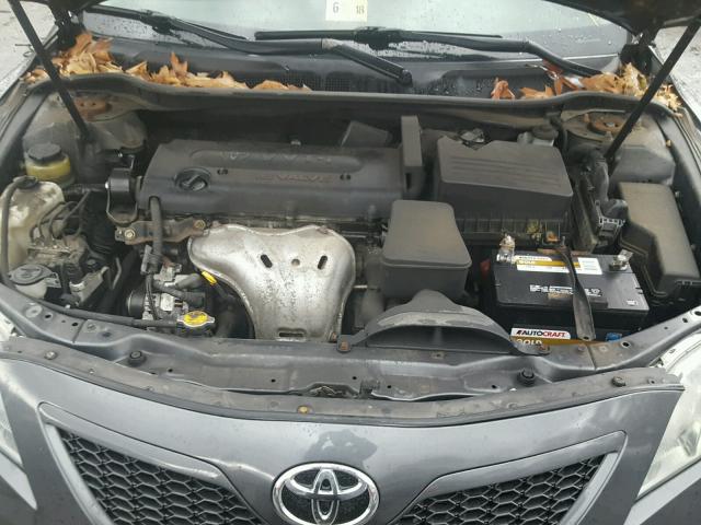 4T1BE46K77U132360 - 2007 TOYOTA CAMRY NEW GRAY photo 7