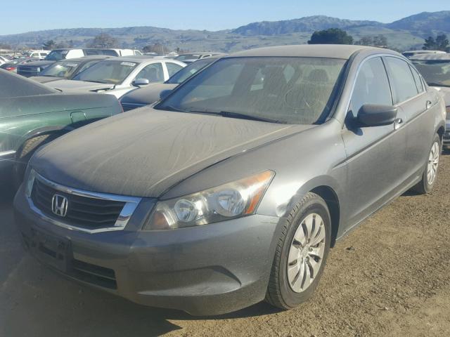 1HGCP26379A199658 - 2009 HONDA ACCORD LX GRAY photo 2