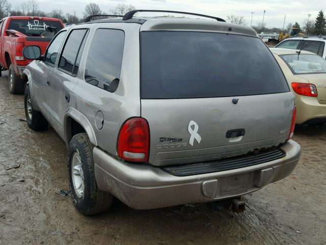 1B4HS28Y7XF687436 - 1999 DODGE DURANGO SILVER photo 3