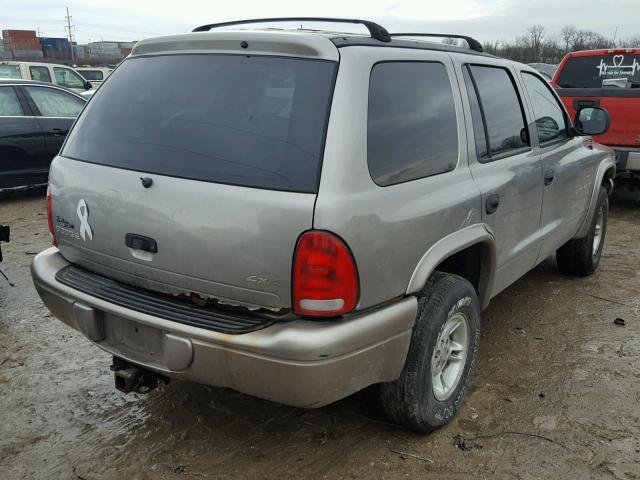 1B4HS28Y7XF687436 - 1999 DODGE DURANGO SILVER photo 4