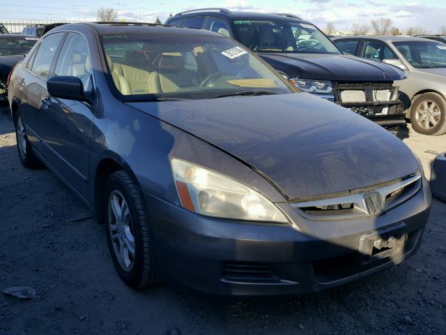 1HGCM568X7A206718 - 2007 HONDA ACCORD EX GRAY photo 1