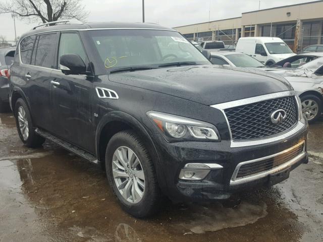 JN8AZ2NE1H9157073 - 2017 INFINITI QX80 BASE BLACK photo 1