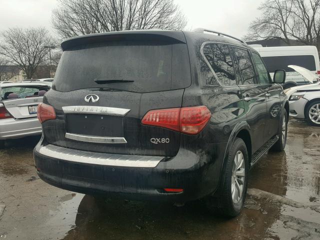 JN8AZ2NE1H9157073 - 2017 INFINITI QX80 BASE BLACK photo 4