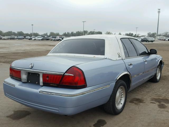 2MEFM75W0WX602443 - 1998 MERCURY GRAND MARQ TEAL photo 4