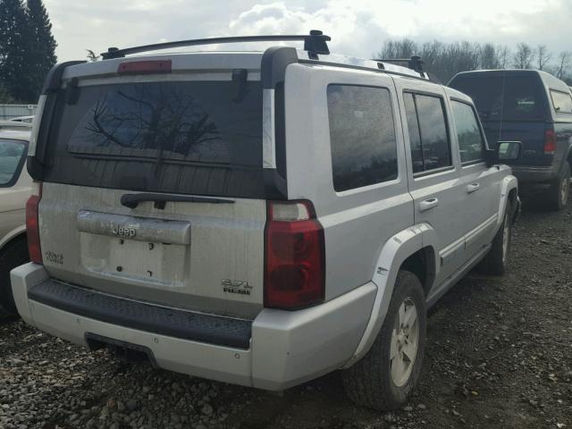 1J8HG58296C124107 - 2006 JEEP COMMANDER ვერცხლისფერი ფოტო 4