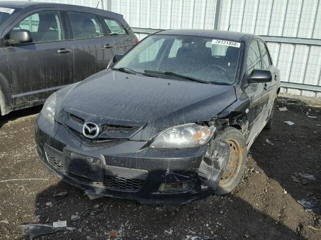 JM1BK343591248163 - 2009 MAZDA 3 S BLACK photo 2