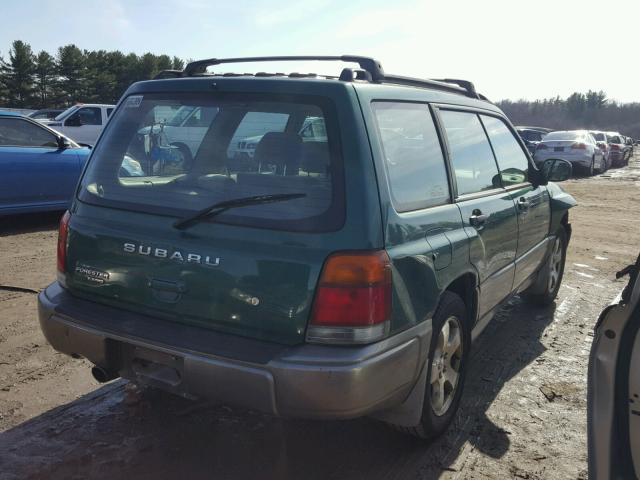 JF1SF6558YH704352 - 2000 SUBARU FORESTER S GREEN photo 4