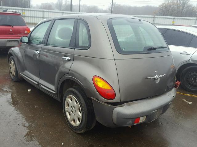 3C4FY48B62T306299 - 2002 CHRYSLER PT CRUISER GRAY photo 3