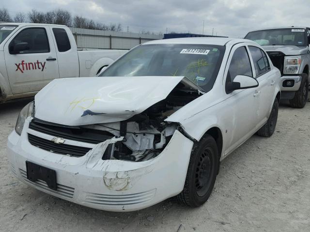 1G1AT58H397124635 - 2009 CHEVROLET COBALT LT WHITE photo 2