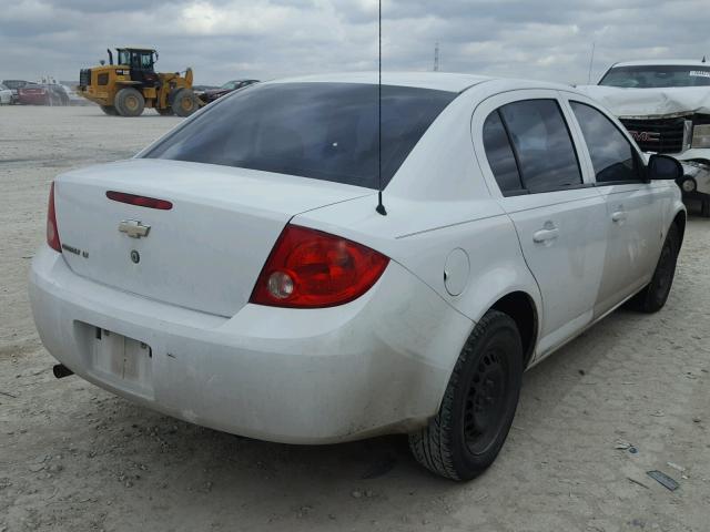 1G1AT58H397124635 - 2009 CHEVROLET COBALT LT WHITE photo 4