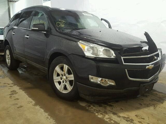 1GNKVGED0CJ187101 - 2012 CHEVROLET TRAVERSE L BLACK photo 1