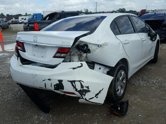 19XFB2F57FE107873 - 2015 HONDA CIVIC LX WHITE photo 4