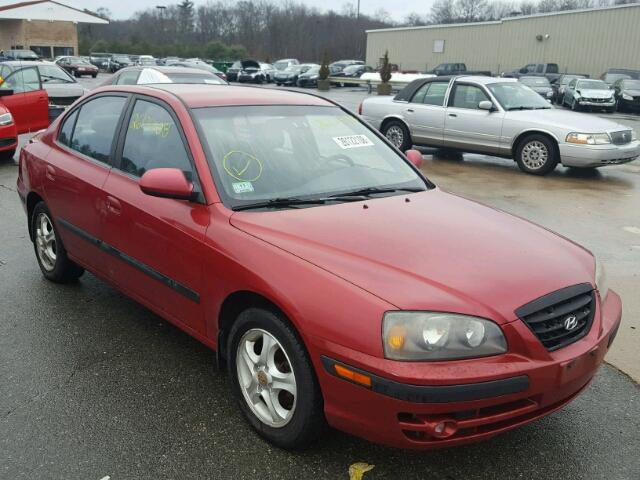 KMHDN46DX5U103572 - 2005 HYUNDAI ELANTRA GL RED photo 1