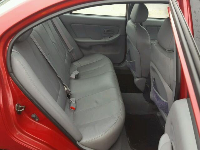 KMHDN46DX5U103572 - 2005 HYUNDAI ELANTRA GL RED photo 6