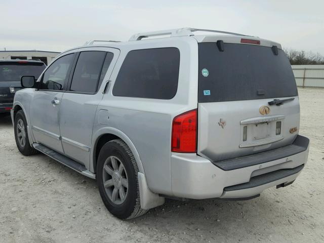 5N3AA08A56N812441 - 2006 INFINITI QX56 SILVER photo 3