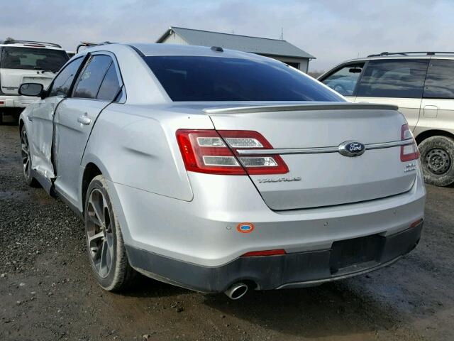 1FAHP2E88EG141895 - 2014 FORD TAURUS SEL SILVER photo 3