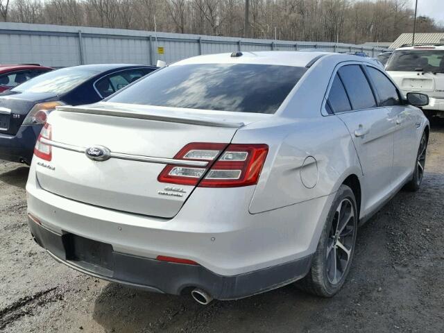 1FAHP2E88EG141895 - 2014 FORD TAURUS SEL SILVER photo 4