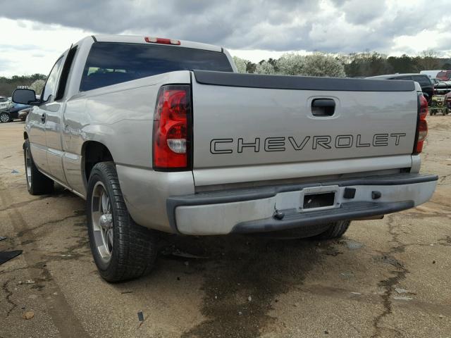 1GCEC19X66Z107156 - 2006 CHEVROLET SILVERADO GRAY photo 3