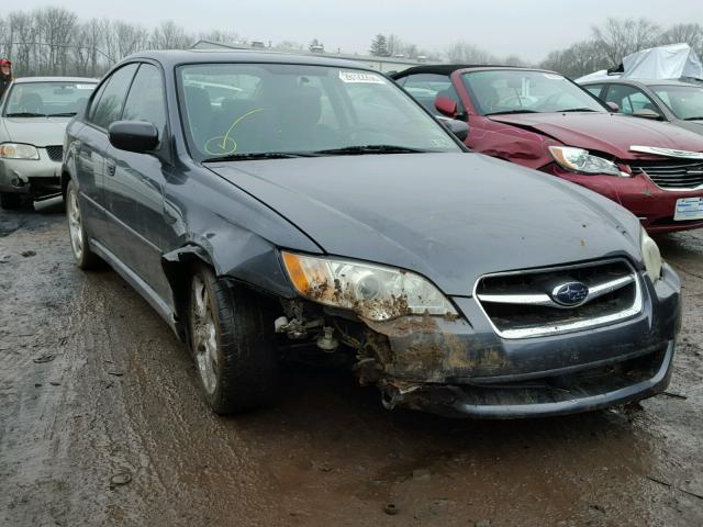 4S3BL616897231058 - 2009 SUBARU LEGACY 2.5 CHARCOAL photo 1